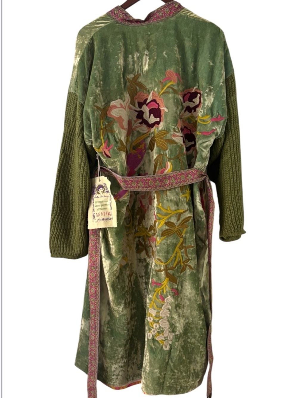 Aratta Silent Journey Something Magical Velvet Coat NWT - Picture 11 of 14